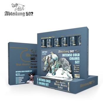AK Interactive Intense Cold Color Set incl. 6x 20ml (g.p. 1L= 241,67€)